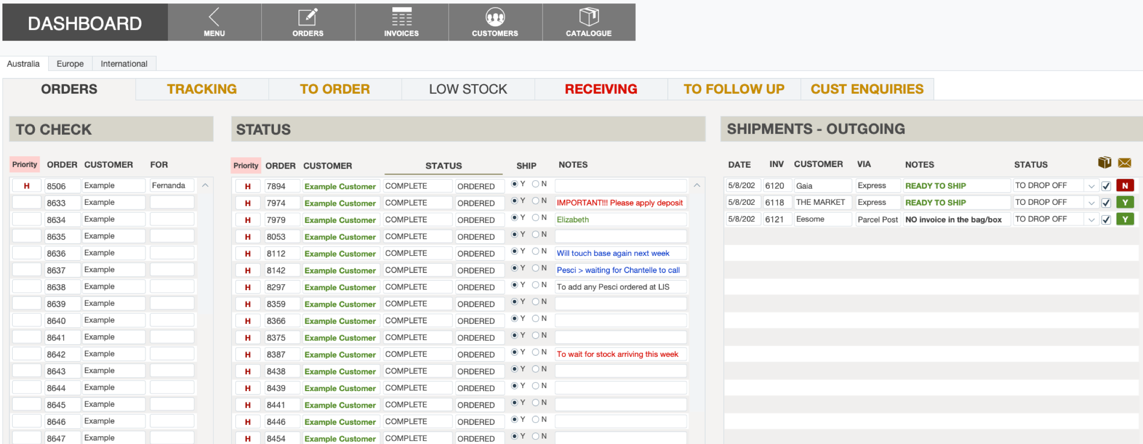 FileMaker Dashboard Example